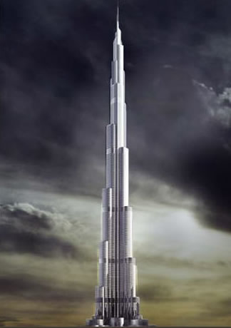 dubai towers dubai. Burj Dubai Tower Update