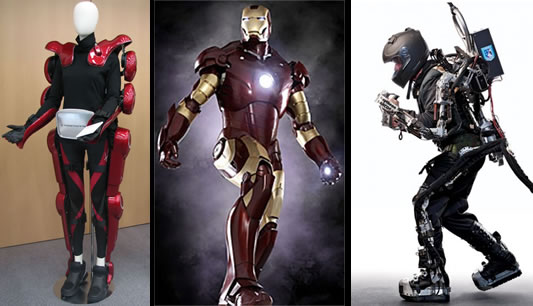  HAL Iron Man Sarcos XOS exoskeletons compared 