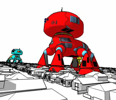  CV08 suburbeating robot 
